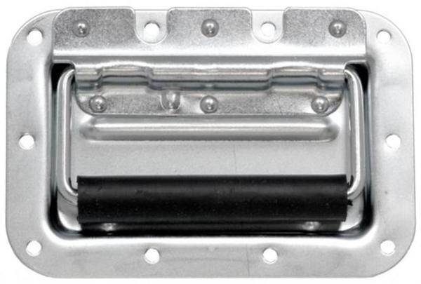 MEDIUM RECESSED HANDLE, 10 HOLE, ZINC - RH-0511