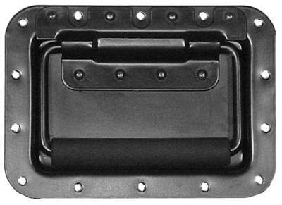 LARGE RECESSED HANDLE, BLACK - RH-0520BK