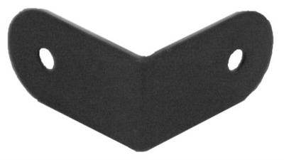 2-HOLE CLAMP, BLACK - RH-0620BK