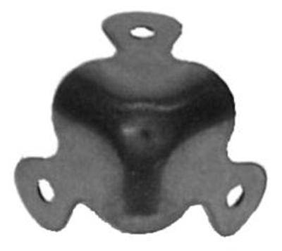 SMALL CABINET CORNER, THREE LEG, BLACK RH-1280BK