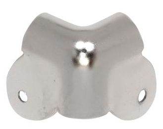 2-LEG CABINET CORNER, NICKEL - RH-1530