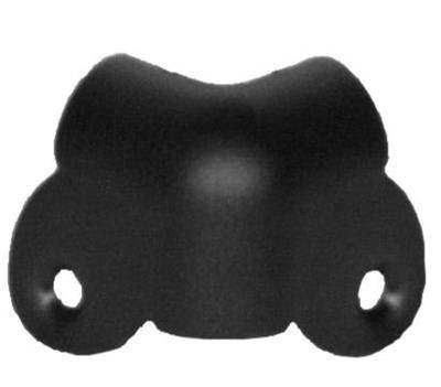 2-LEG CABINET CORNERS, TEXTURED BLACK POWDER COAT, COUNTER SUNK HOLES - RH-1530CSTB