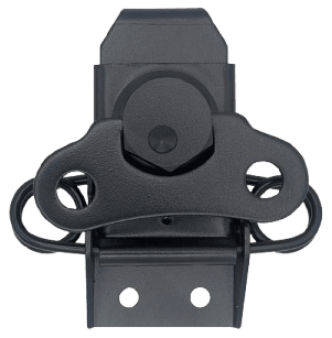 LARGE SPRING-LOADED TWIST LATCH, BLACK - RH-2636BK (Latch Only)