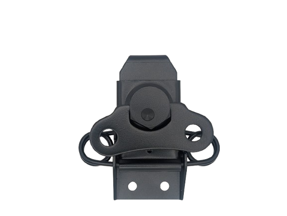 LARGE SPRING-LOADED TWIST LATCH, BLACK - RH-2636BK (Latch Only)