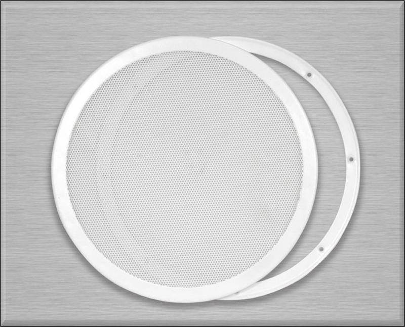 SPEAKER COVER, 12'', WHITE - RH-4002-12-WH