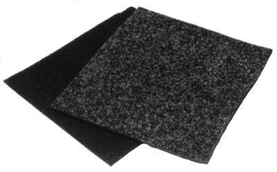 RUNNING YARD, BLACK SPEAKER CARPET, 4' WIDE
