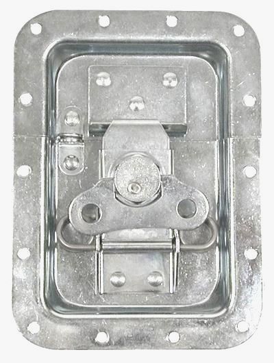 LARGE RECESSED PAD-LOCKABLE LATCH, ZINC - RH-A3000PL