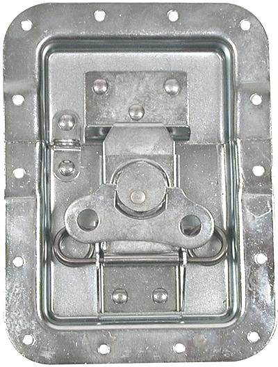 LARGE RECESSED PAD-LOCKABLE LATCH, OFFSET, ZINC - RH-A3000PLOFFSET