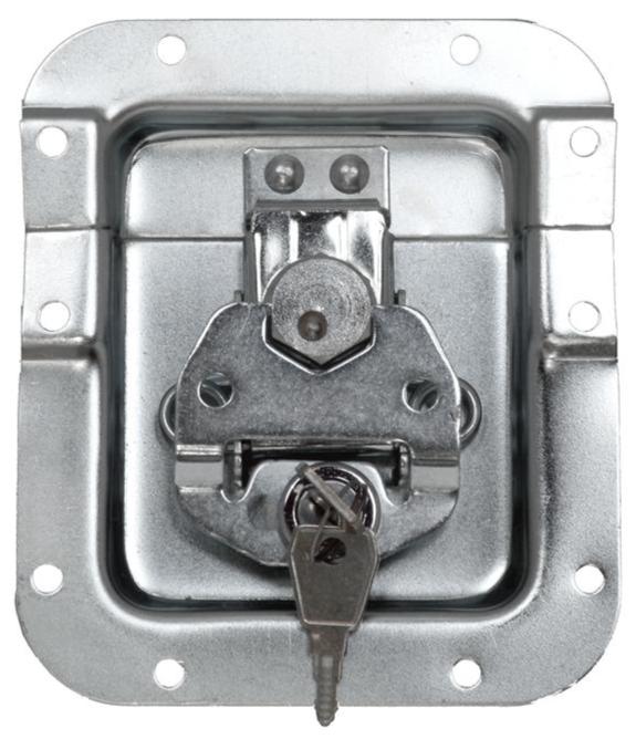 Pestillo empotrado mediano con cerradura y llave, descentrado - RH-A3022OFFSET