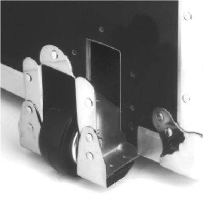 LARGE RECESSED TILT CASTER HOUSING, 100 LB. CAPACITY - RH-9020-1