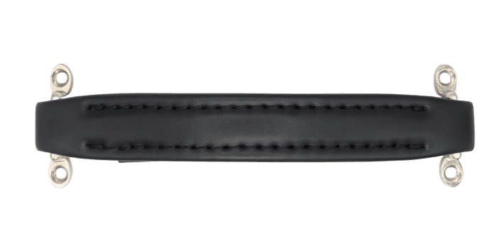 BLACK LEATHERETTE AMP HANDLE - RH-0586-BB