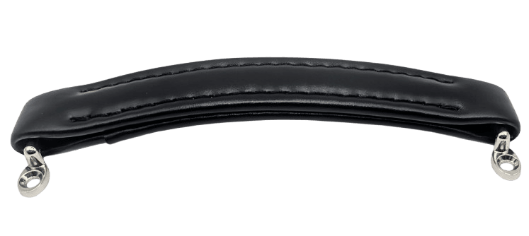 BLACK LEATHERETTE AMP HANDLE - RH-0586-BB