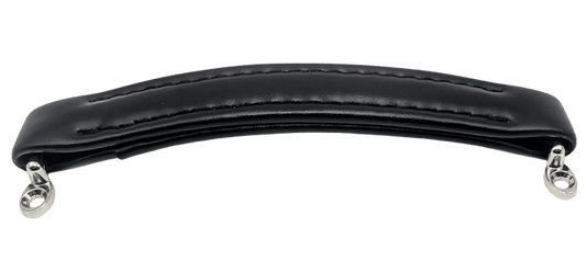BLACK LEATHERETTE AMP HANDLE - RH-0586-BB