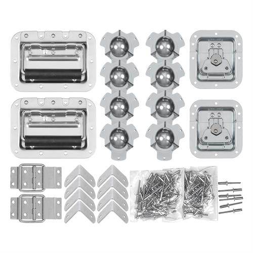 HARDWARE FOR BASIC 1/4" ROAD CASE CONSTRUCTION
