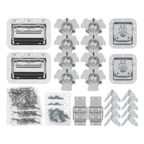 HARDWARE FOR BASIC 3/8" ROAD CASE CONSTRUCTION