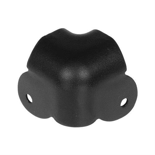 2-LEG CABINET CORNERS, TEXTURED BLACK POWDER COAT, WRAP-AROUND - RH-1520TB