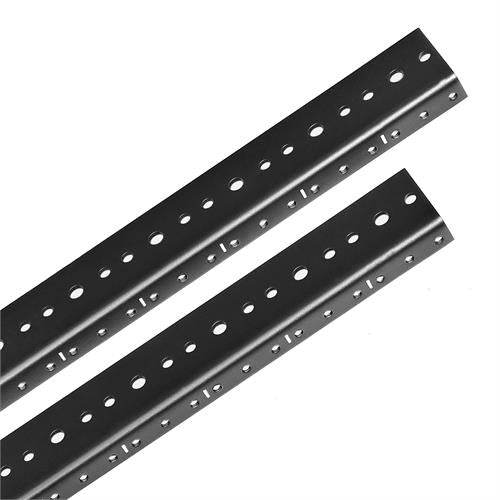 PAIR, RACK RAIL, FULL HOLE, PRE-CUT, 16 SPACE - RH-16-SRR