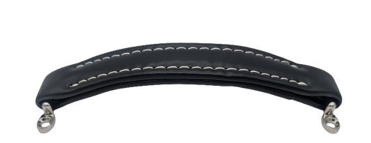 BLACK LEATHERETTE AMP HANDLE - RH-0586-BW