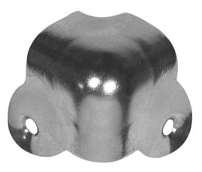 2-LEG CABINET CORNERS, NICKEL, WRAP-AROUND COUNTER SUNK HOLES - RH-1520CS