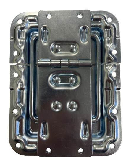 LARGE RECESSED HINGED LID STAY, ZINC - RH-2103
