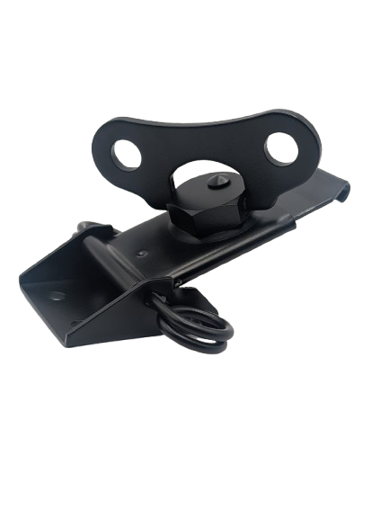 LARGE SPRING-LOADED TWIST LATCH, BLACK - RH-2636BK (Latch Only)