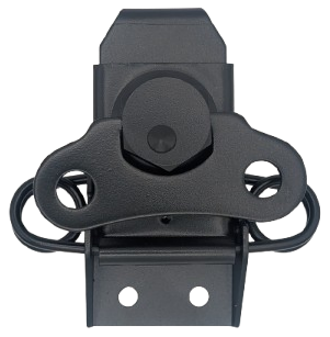 LARGE SPRING-LOADED TWIST LATCH, BLACK - RH-2636BK (Latch Only)
